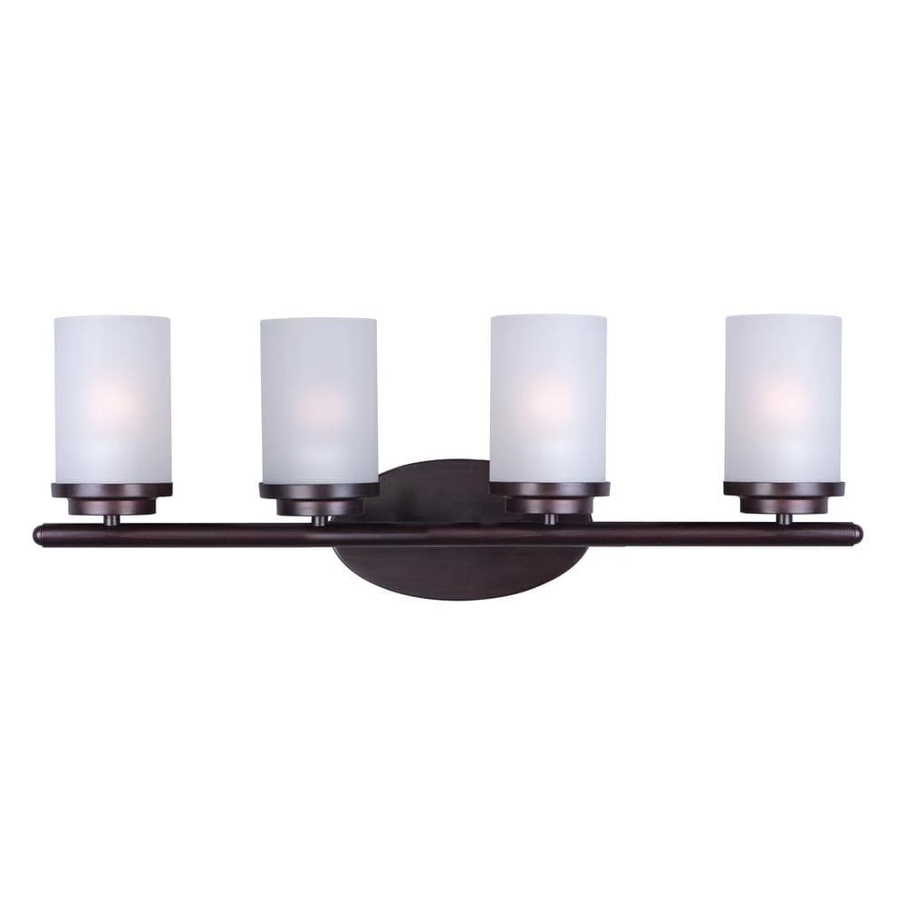 Corona 4-Light Oil Rubbed Bronze Bath Light Vanity by Maxim Lighting 1 Corona 4-Light Oil Rubbed Bronze Bath Light Vanity by Maxim Lighting
