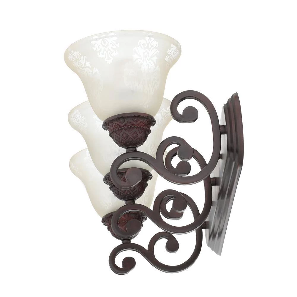 Symphony 3-Light Oil-Rubbed Bronze Bath Vanity Light by Maxim Lighting 2 Symphony 3-Light Oil-Rubbed Bronze Bath Vanity Light by Maxim Lighting - Image 2