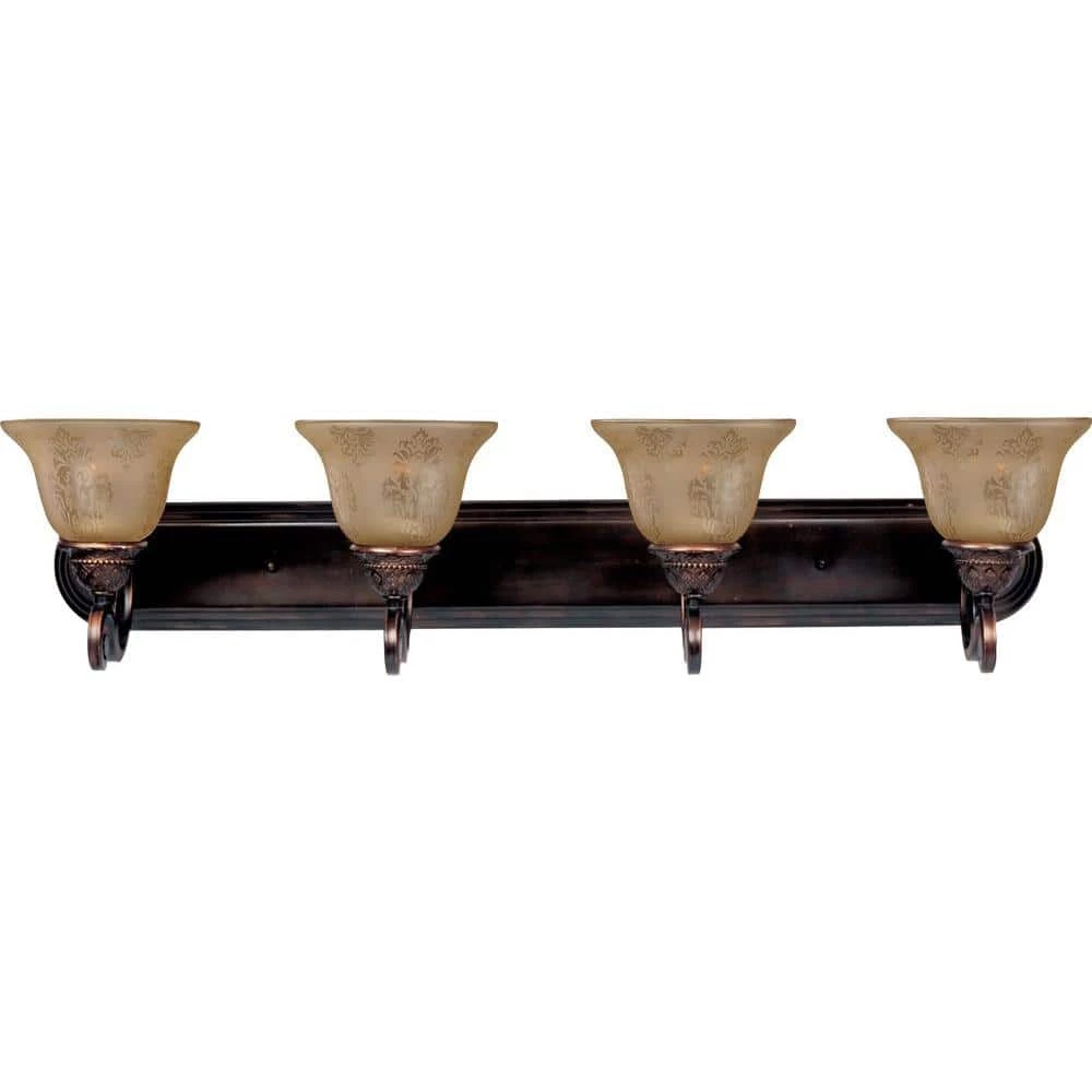 Symphony 4-Light Oil-Rubbed Bronze Bath Vanity Light by Maxim Lighting 1 Symphony 4-Light Oil-Rubbed Bronze Bath Vanity Light by Maxim Lighting
