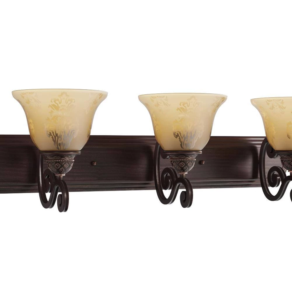 Symphony 4-Light Oil-Rubbed Bronze Bath Vanity Light by Maxim Lighting 2 Symphony 4-Light Oil-Rubbed Bronze Bath Vanity Light by Maxim Lighting - Image 2