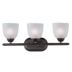 Axis 3-Light Bath Oil Rubbed Bronze Vanity Bath Light by Maxim Lighting