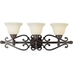 Manor 3-Light Oil-Rubbed Bronze Bath Vanity Light by Maxim Lighting
