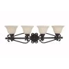 Manor 4-Light Oil-Rubbed Bronze Bath Vanity Light by Maxim Lighting