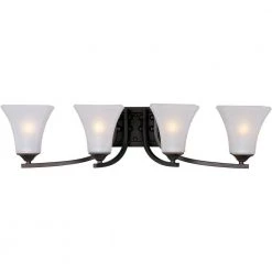 Aurora 4-Light Oil-Rubbed Bronze Bath Vanity Light by Maxim Lighting