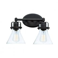 Seafarer 15 in. Wide 2-Light Oil Rubbed Bronze Vanity Light by Maxim Lighting