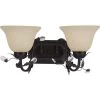 Elegante 2-Light Oil-Rubbed Bronze Bath Vanity Light by Maxim Lighting