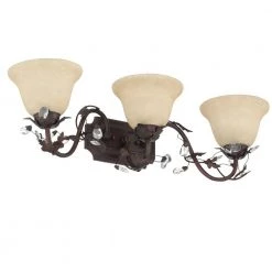 Elegante 3-Light Oil-Rubbed Bronze Bath Vanity Light by Maxim Lighting -Maxim Lighting Sales Store oil rubbed bronze maxim lighting vanity lighting 2865fioi 40 1000