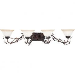 Elegante 4-Light Oil-Rubbed Bronze Bath Vanity Light by Maxim Lighting