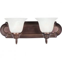 Essentials 2-Light Oil-Rubbed Bronze Bath Vanity Light by Maxim Lighting