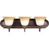 Essentials 3-Light Oil Rubbed Bronze Bath Vanity Light by Maxim Lighting
