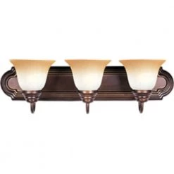 Essentials 3-Light Oil Rubbed Bronze Bath Vanity Light by Maxim Lighting