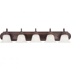 Essentials 5-Light Oil Rubbed Bronze Bath Vanity by Maxim Lighting
