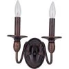 Towne 2-Light Oil-Rubbed Bronze Sconce by Maxim Lighting
