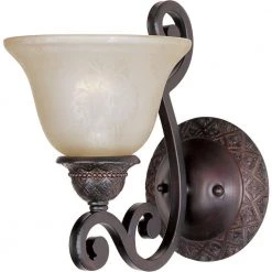 Symphony 1-Light Oil-Rubbed Bronze Sconce by Maxim Lighting