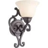 Manor 1-Light Oil Rubbed Bronze Wall Sconce by Maxim Lighting