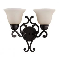 Manor 2-Light Oil Rubbed Bronze Wall Sconce by Maxim Lighting -Maxim Lighting Sales Store oil rubbed bronze maxim lighting wall sconces 12212fioi 40 1000