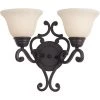 Manor 2-Light Oil Rubbed Bronze Wall Sconce by Maxim Lighting