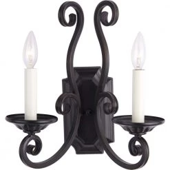 Manor 2-Light Oil-Rubbed Bronze Sconce by Maxim Lighting
