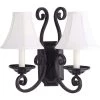 Manor 2-Light Oil-Rubbed Bronze Sconce by Maxim Lighting