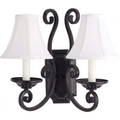 Manor 2-Light Oil-Rubbed Bronze Sconce by Maxim Lighting