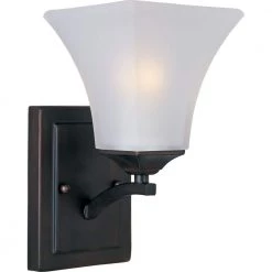 Aurora 1-Light Oil-Rubbed Bronze Sconce by Maxim Lighting