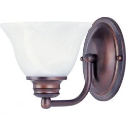Malaga 1-Light Oil-Rubbed Bronze Sconce by Maxim Lighting