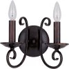 Loft 2-Light Oil-Rubbed Bronze Sconce by Maxim Lighting