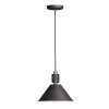 Tucson 1-Light Oil Rubbed Bronze/Weathered Wood Pendant by Maxim Lighting