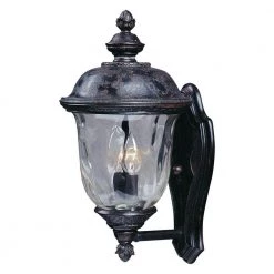 Carriage House DC 2-Light Oriental Bronze Outdoor Wall Lantern Sconce by Maxim Lighting