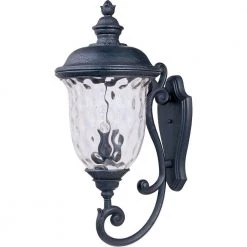 Carriage House DC 3-Light Oriental Bronze Outdoor Wall Lantern Sconce by Maxim Lighting