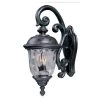Carriage House DC 3-Light Oriental Bronze Outdoor Wall Lantern Sconce by Maxim Lighting
