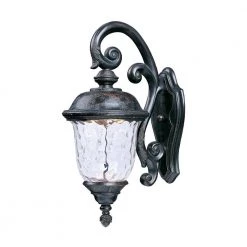 Carriage House 1-Light Oriental Bronze Integrated LED Outdoor Wall Lantern Sconce by Maxim Lighting