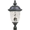 Carriage House VX 3-Light Oriental Bronze Outdoor Pole/Post Mount by Maxim Lighting