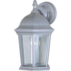 Builder Cast 1-Light Pewter Outdoor Wall Mount Sconce by Maxim Lighting
