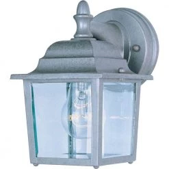 Builder Cast 1-Light Pewter Outdoor Wall Mount Sconce by Maxim Lighting