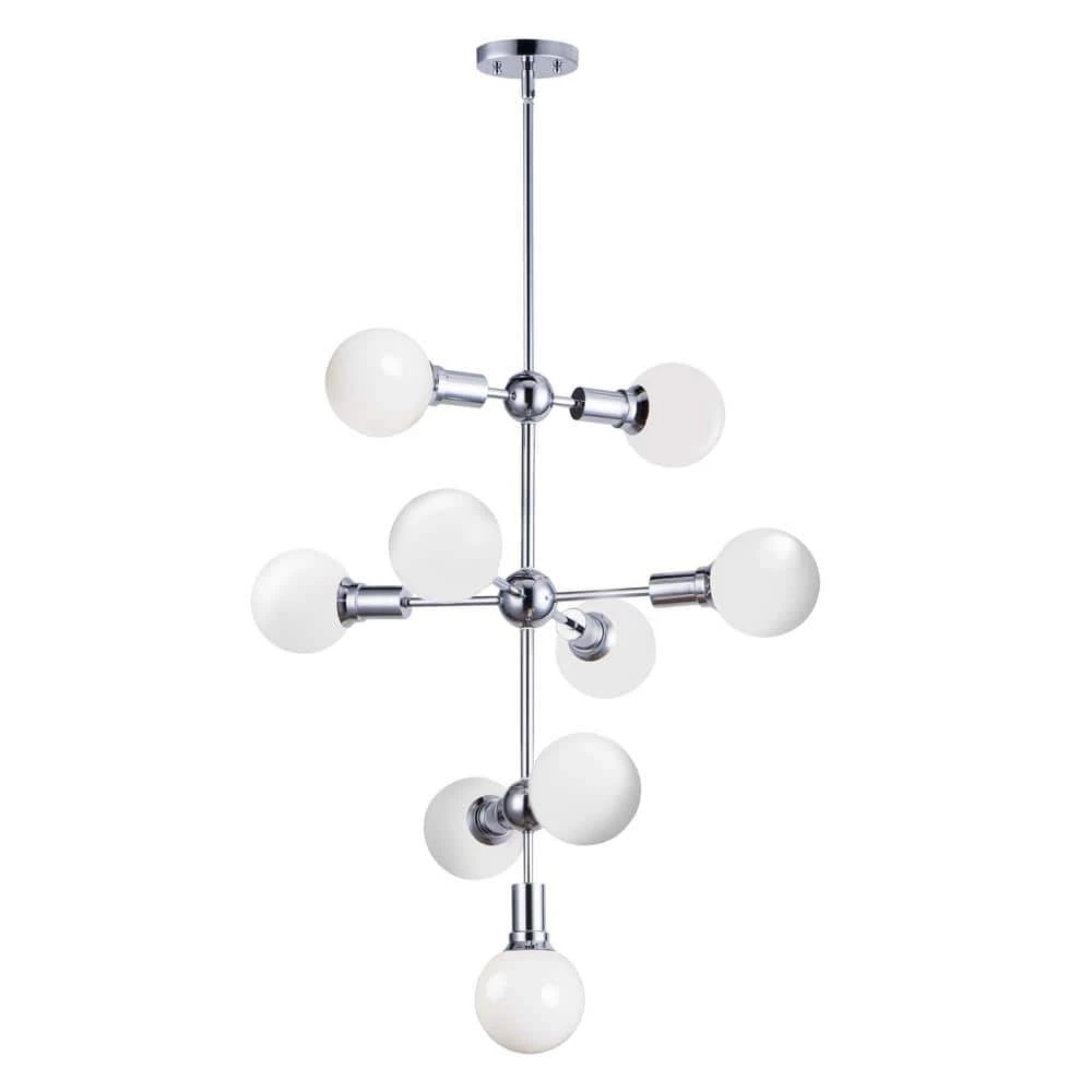 Molecule 9-Light Polished Chrome Pendant by Maxim Lighting 1 Molecule 9-Light Polished Chrome Pendant by Maxim Lighting