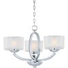 Elle 3-Light Polished Chrome Semi-Flush Mount Light by Maxim Lighting
