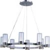 Silo 8-Light Polished Chrome Chandelier by Maxim Lighting