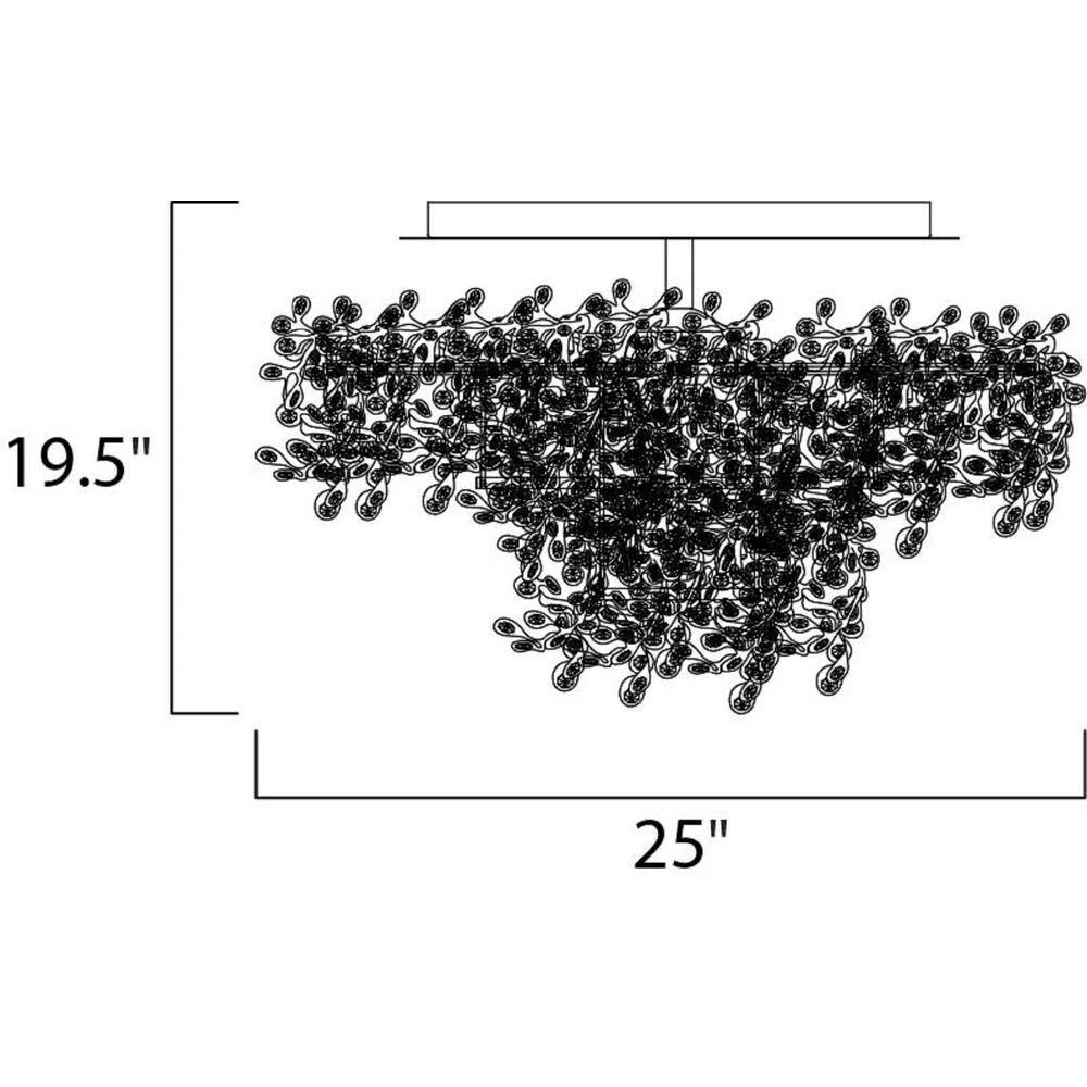 Comet 7-Light Polished Chrome Flush Mount Light by Maxim Lighting 4 Comet 7-Light Polished Chrome Flush Mount Light by Maxim Lighting - Image 4