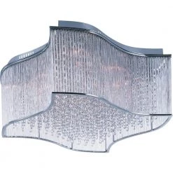 Swizzle 20-Light Polished Chrome Flushmount by Maxim Lighting