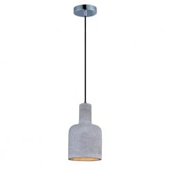 Crete 1-Light Polished Chrome Pendant by Maxim Lighting
