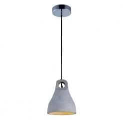 Crete 1-Light Polished Chrome Pendant by Maxim Lighting