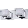 Cubic 2-Light Polished Chrome Bath Vanity Light by Maxim Lighting
