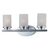 Corona 3-Light Polished Chrome Bath Light Vanity by Maxim Lighting