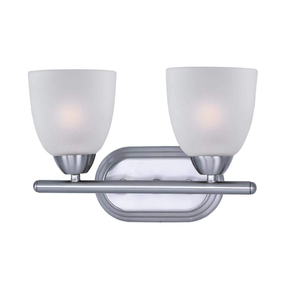 Axis 2-Light Polished Chrome Vanity Bath Light by Maxim Lighting 1 Axis 2-Light Polished Chrome Vanity Bath Light by Maxim Lighting