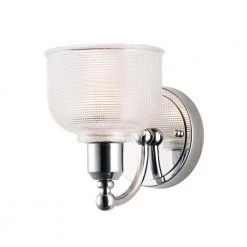 Hollow 6 in. Wide Polished Chrome Sconce by Maxim Lighting
