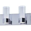 Silo 2-Light Polished Chrome Bath Vanity Light by Maxim Lighting
