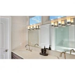 Silo 3-Light Polished Chrome Bath Vanity Light by Maxim Lighting -Maxim Lighting Sales Store polished chrome maxim lighting vanity lighting 23073clftpc 31 1000