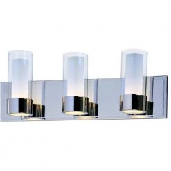 Silo 3-Light Polished Chrome Bath Vanity Light by Maxim Lighting
