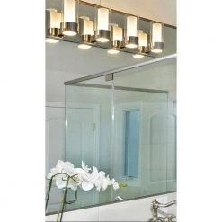 Silo 4-Light Polished Chrome Bath Vanity Light by Maxim Lighting -Maxim Lighting Sales Store polished chrome maxim lighting vanity lighting 23074clftpc 31 1000